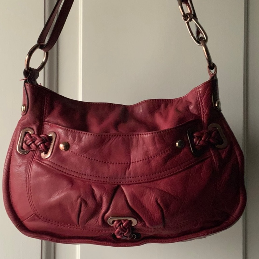 B. Makowsky Red Leather handbag
